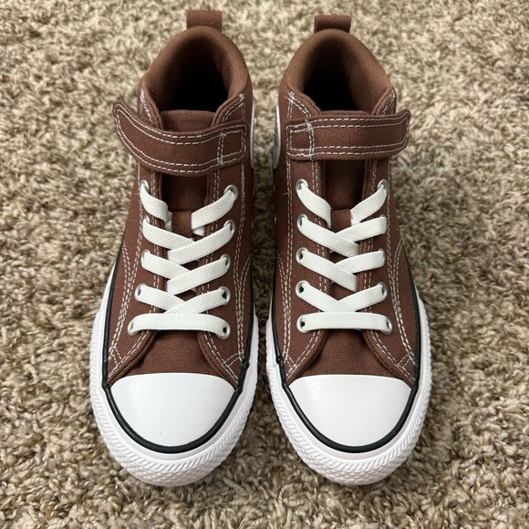 Converse Chuck Taylor All Star Malden Street 1V Mid Boy 2.5 Brown Sneakers Shoes - Picture 3 of 11